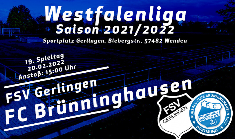 Vorbericht FSV Gerlingen - FC Brünninghausen