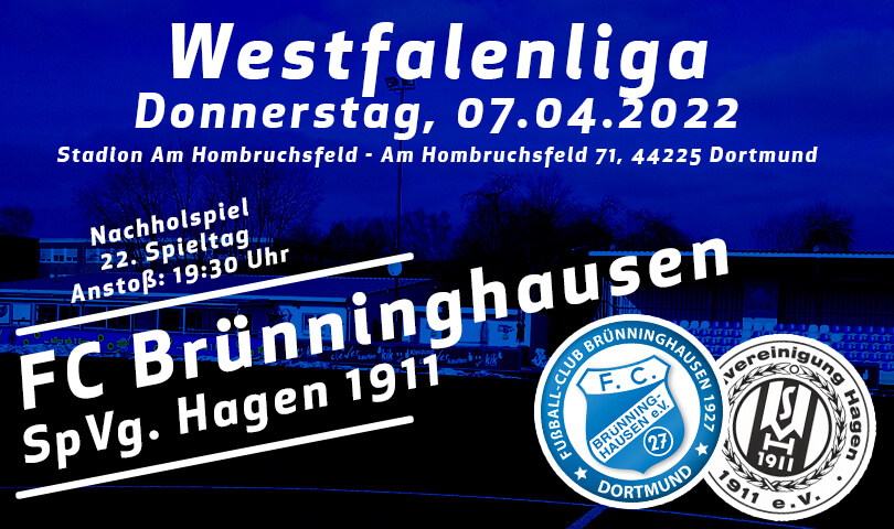 Vorbericht FC Brünninghausen - SpVg Hagen 11