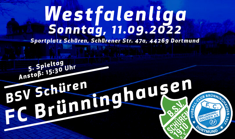 Vorbericht BSV Schüren - FC Brünninghausen 5. ST 2022-2023