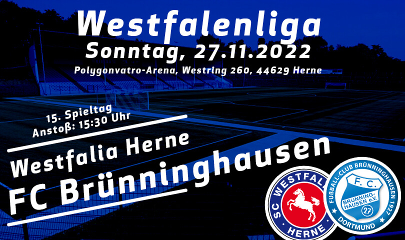 Vorbericht Westfalia Herne - FC Brünninghausen - 15. ST 2022-2023